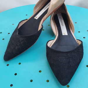 Matt Bernson Women's Mercer d'Orsay SnakeSkin Flat